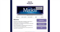 Desktop Screenshot of davisgordon.com